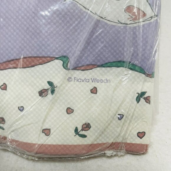 Gibson Vinyl Tablecloth Tablecover Rectangle 54x96” Long Flower Purple Reusable - Picture 4 of 7